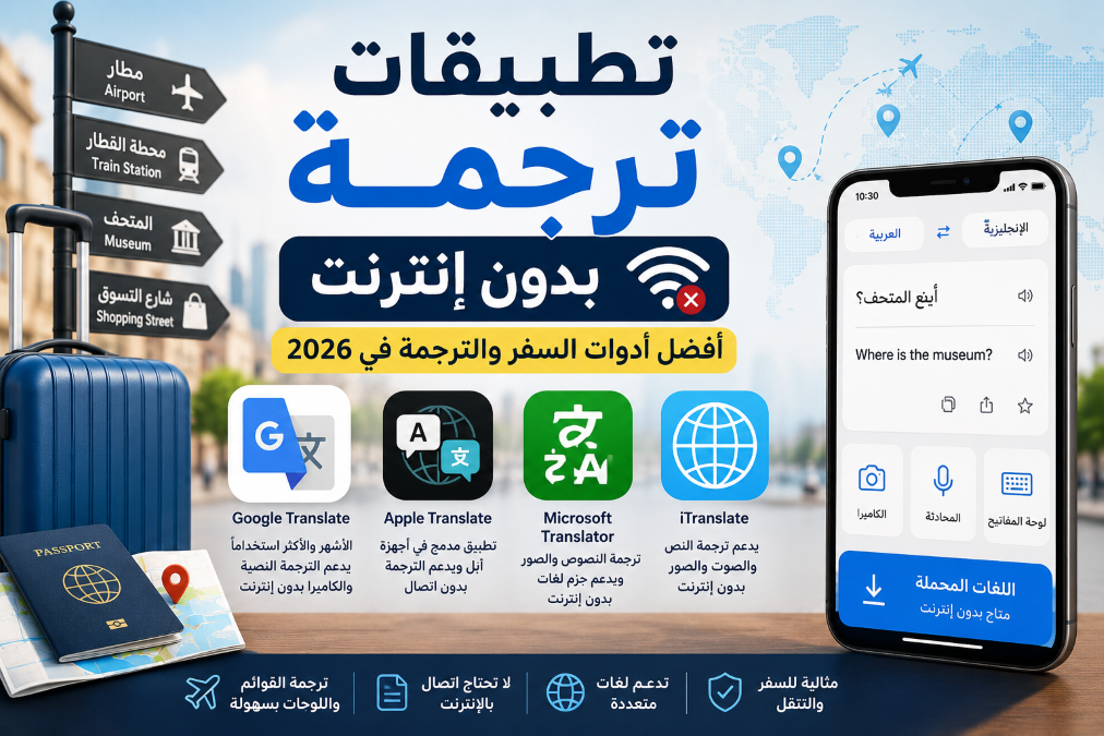 تطبيقات ترجمة بدون إنترنت