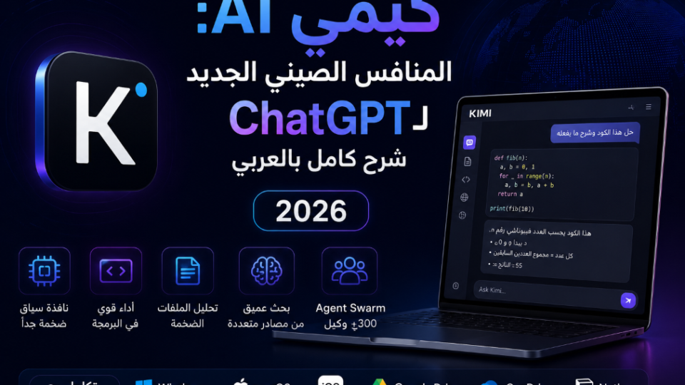 كيمي AI: المنافس الصيني الجديد لـ ChatGPT — شرح كامل بالعربي 2026
